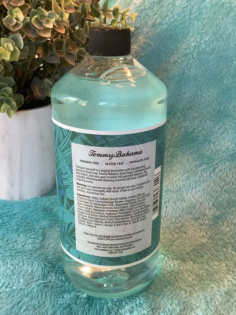 Tommy Bahama Scented Island Vibes Premium Hand Soap Refill, NWT XL 33.8oz. - Picture 4 of 10